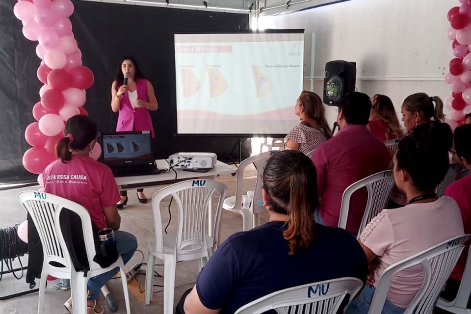 Programação especial leva Campanha Outubro Rosa para servidores municipais de Porto Velho