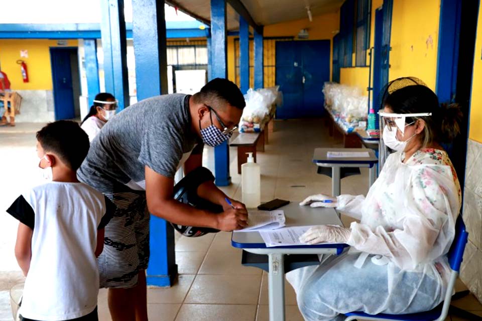 Prefeitura de Porto Velho continua entregando kits de alimentação