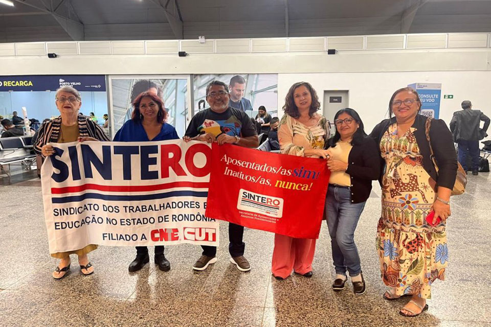 Delegação de aposentadas de Rondônia representa o SINTERO no Encontro Nacional de Aposentados/as em Bento Gonçalves (RS)