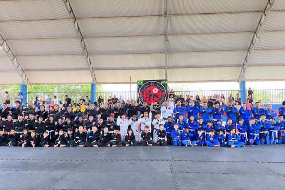 Projeto Social 'Leão de Judá Brazilian Jiu-Jitsu' celebra graduações de faixa em Porto Velho