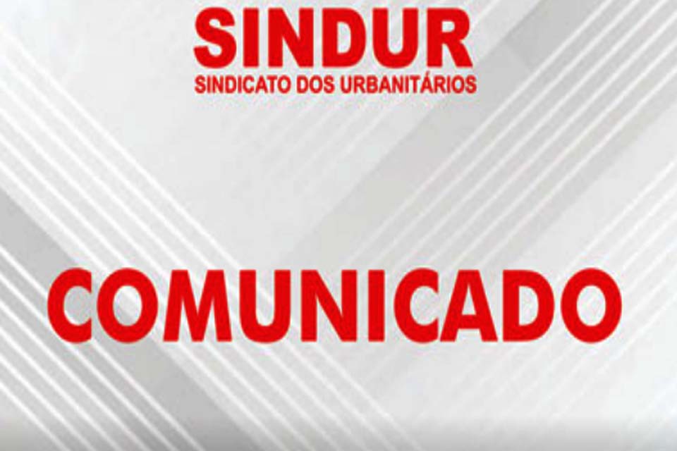 Comunicado do Sindicato dos Urbanitários de Rondônia - SINDUR sobre o acidente de trabalho na ELETRONORTE