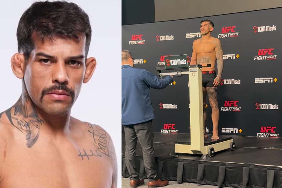 Rondoniense Pedro Falcão faz sua estreia no UFC esse sábado em Las Vegas