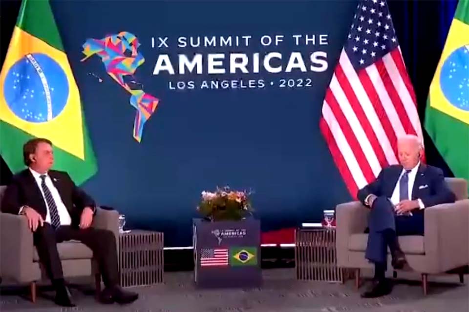 Presidentes Bolsonaro e Biden fazem reunião bilateral nos EUA