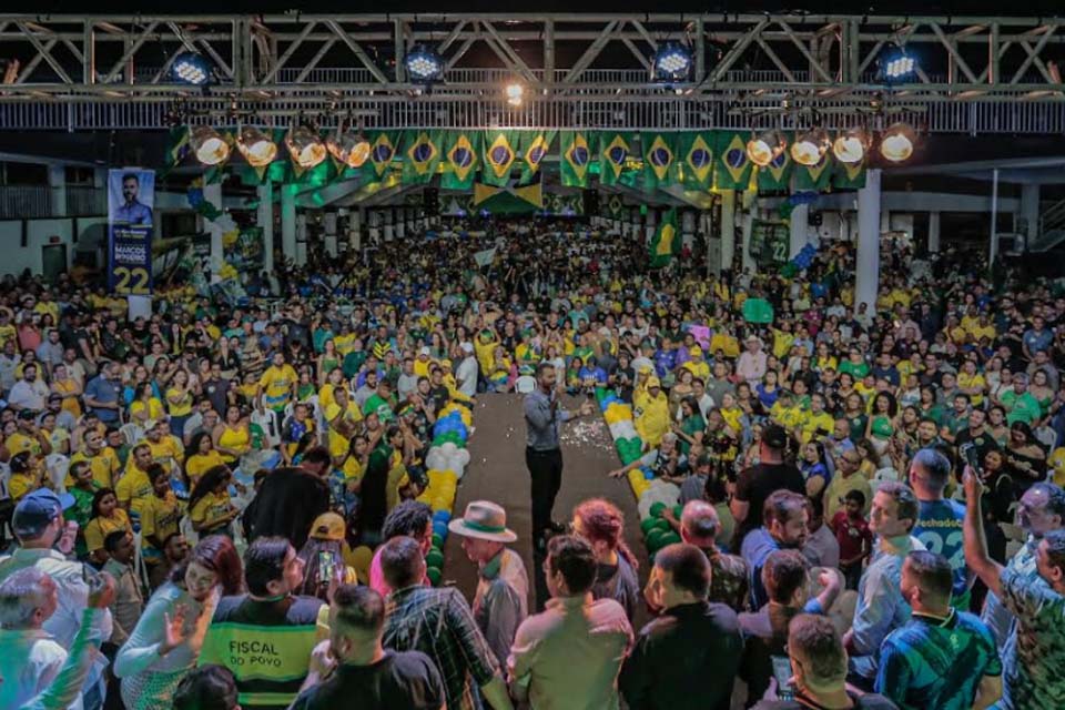 Marcos Rogério reafirma seu compromisso com Rondônia em grande encontro com apoiadores e militantes em Porto Velho