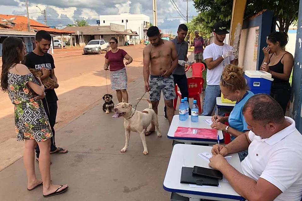 Prefeitura realiza Dia D da campanha de vacinação antirrábica na zona Urbana