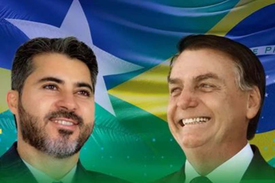 Eleições 2022: Marcos Rogério começa a usar imagem de Bolsonaro em artes da pré-campanha