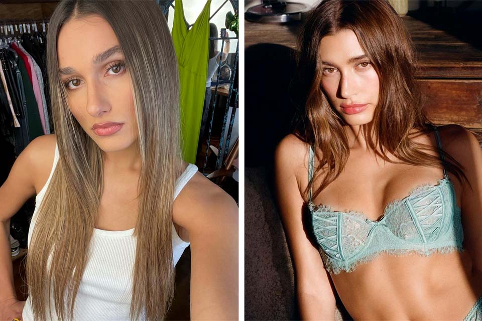 Sasha Meneghel é comparada a Hailey Bieber após postar selfie