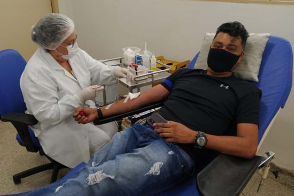 Fhemeron faz alerta à população para doar sangue e salvar vidas