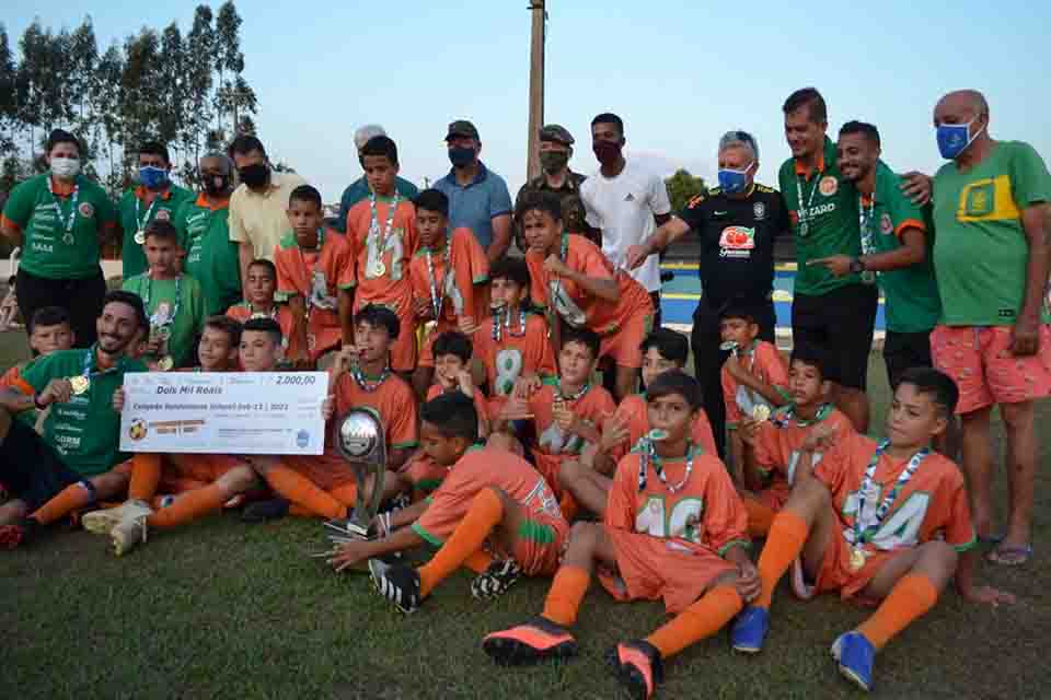 Guaporé vence Avaí Rondônia por 3 a 1 e conquista o título do Rondoniense Sub-13