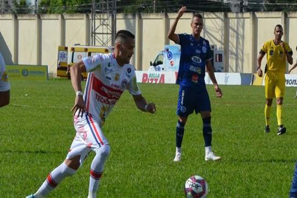 Porto Velho vence o Aparecidense com gol de Bacas nos acréscimos