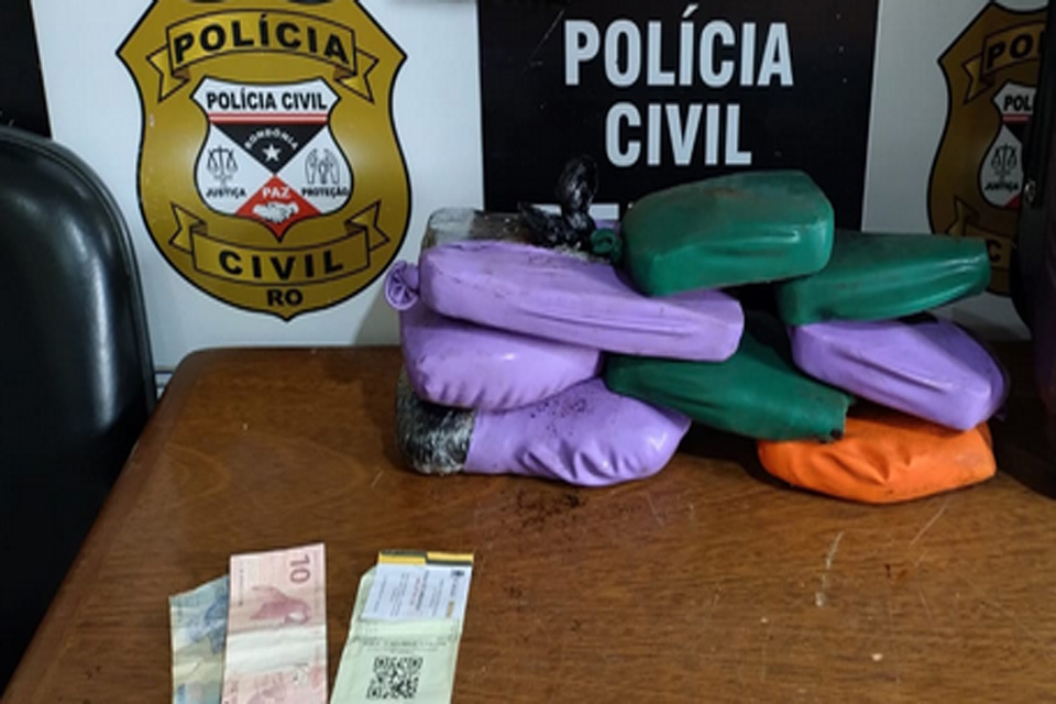 Denarc prende acreana com 10kg de cocaína em hotel de Porto Velho