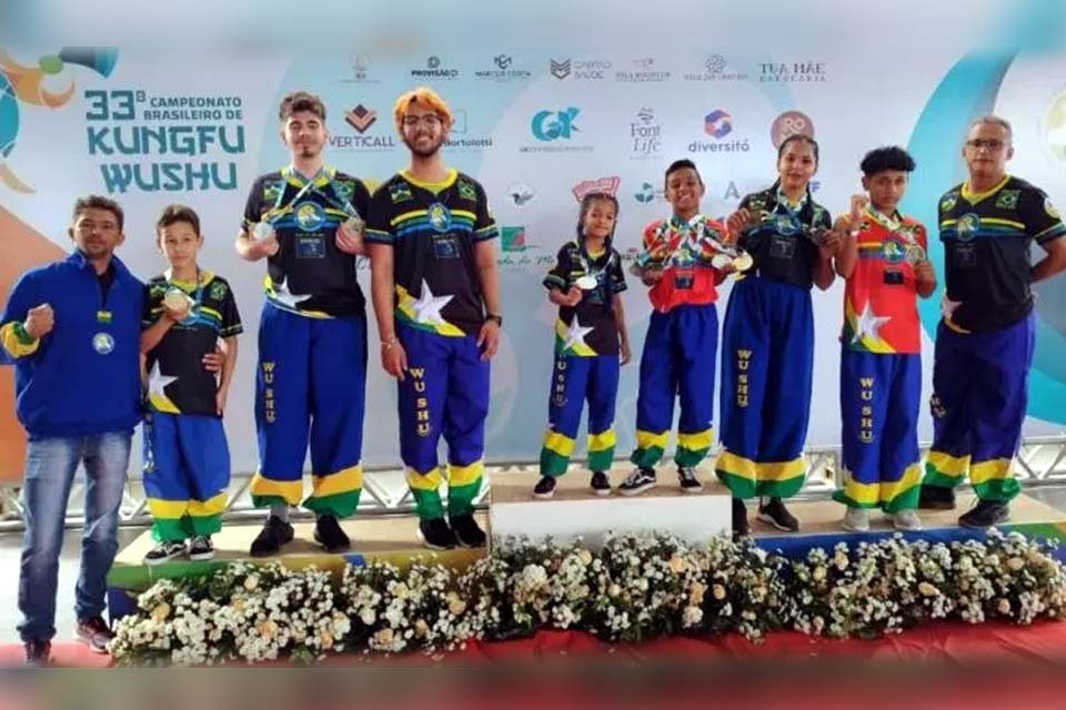 Atletas Rondonienses conquistam 14 medalhas no Campeonato Brasileiro de Kung-Fu em Santa Catarina