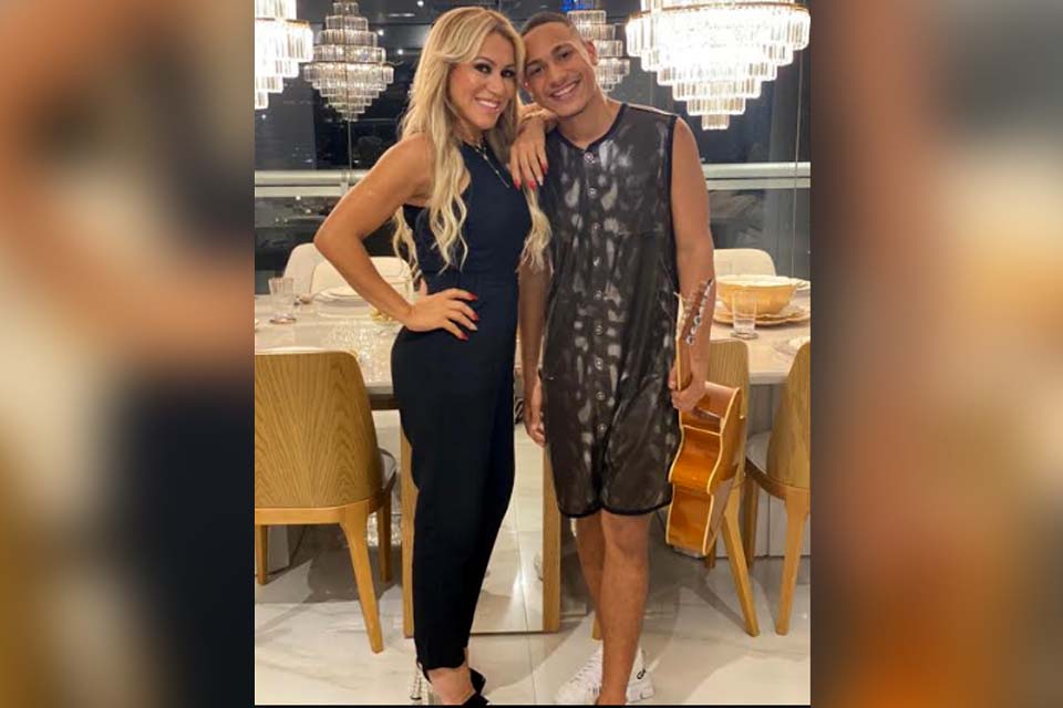 Iran Angelo, ex-esposa do jogador Hulk estaria vivendo romance com cantor de 19 anos