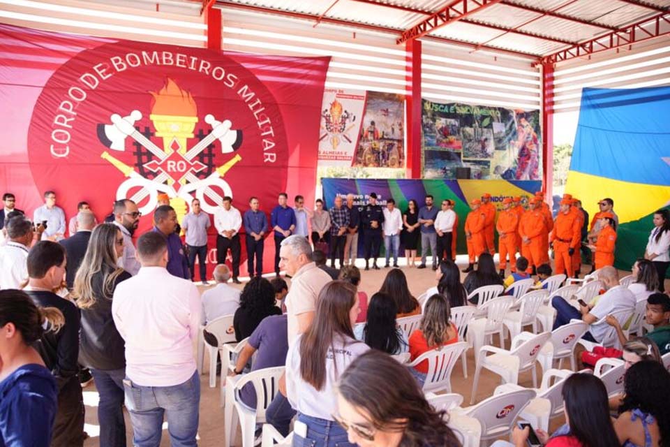 Quartel do Corpo de Bombeiros inaugurado pelo governo de RO diminui tempo de resposta nos atendimentos em Colorado do Oeste