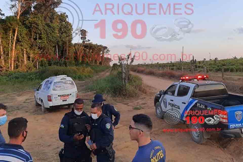 Corpo de idoso é encontrado com perfuração de arma de fogo na Linha C-85