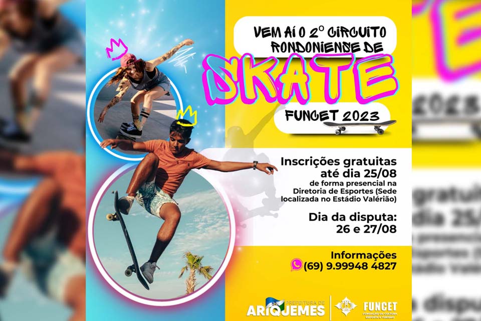 2º Circuito Rondoniense de Skate promete agitar Ariquemes em 2023