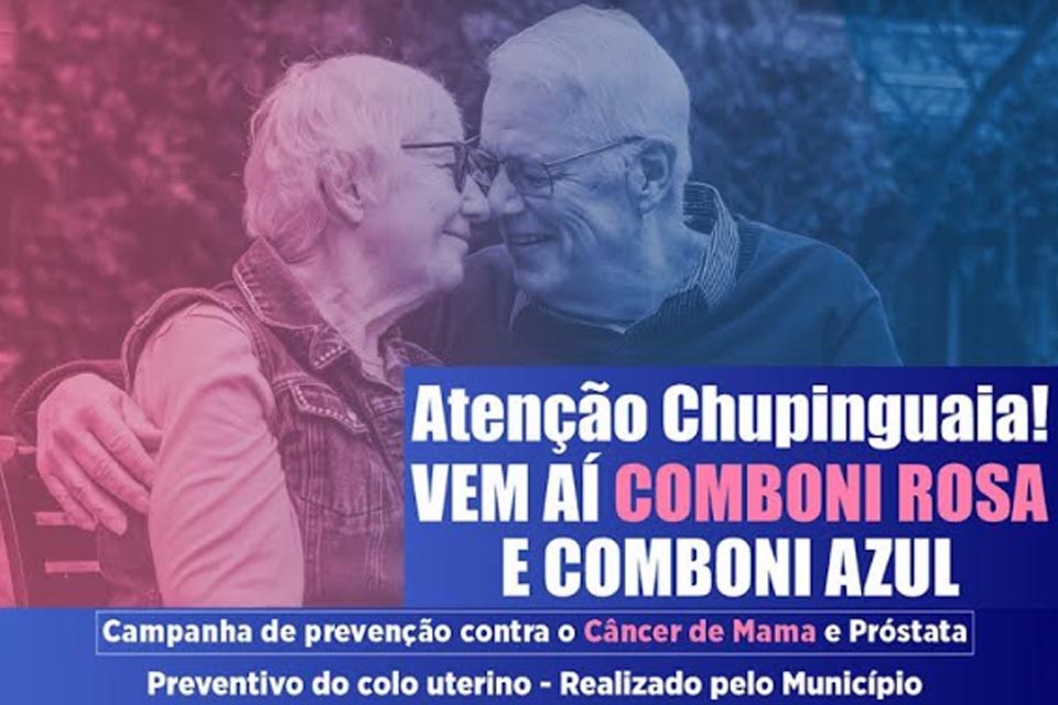 Sábado é dia de prevenção ao câncer em Chupinguaia; ASSDACO realiza campanhas Comboni Rosa e Comboni Azul