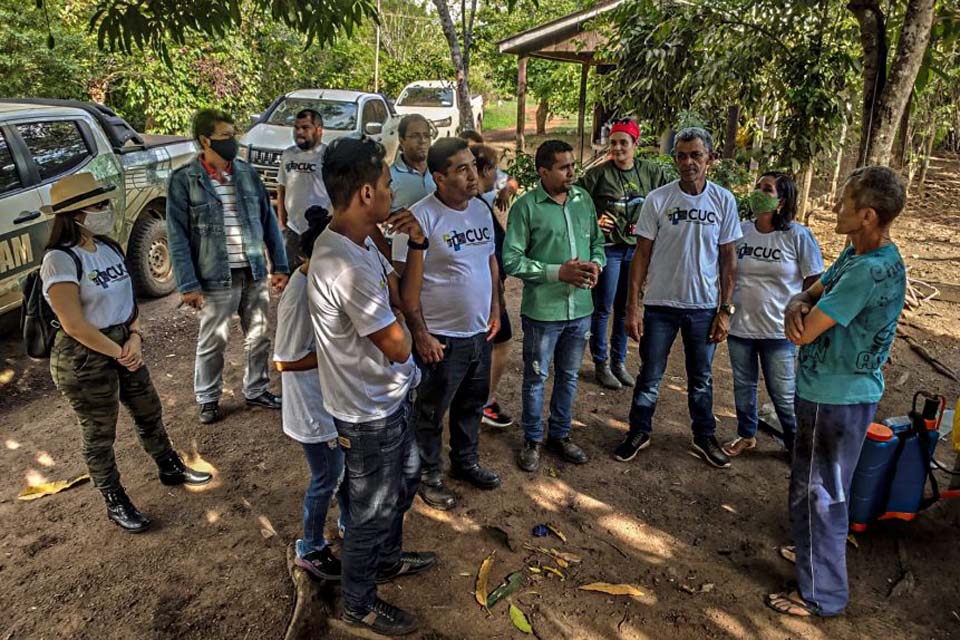 Sedam promove intercâmbio de conhecimento com moradores da Reserva Pacaás Novos