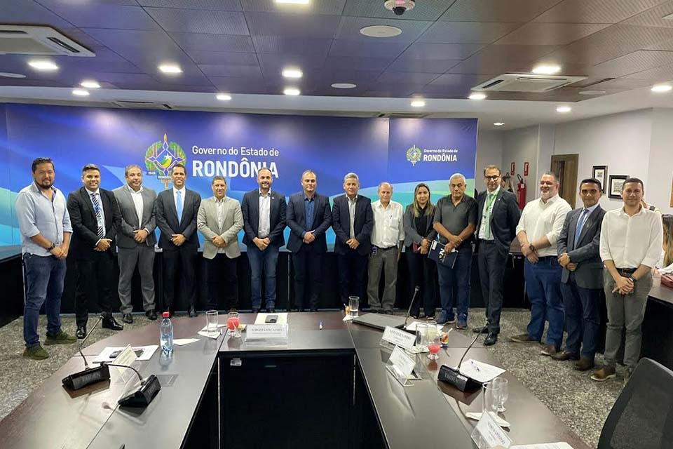 Dirigentes do setor produtivo realizam visita de cortesia ao governador Marcos Rocha 