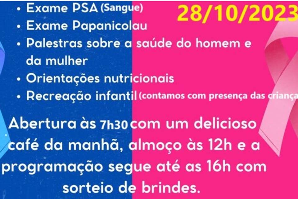 Programa de Saúde do Homem e da Mulher Rural de Rolim de Moura Promove Dia de Cuidados e Orientações