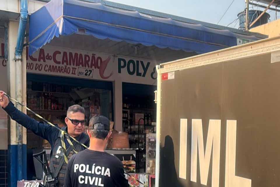 Homem é morto em barraca de ervas no mercado do km 01 em Porto Velho