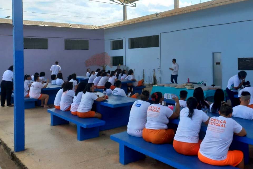 Saúde realiza palestras educativas para reeducandos do sistema penitenciário