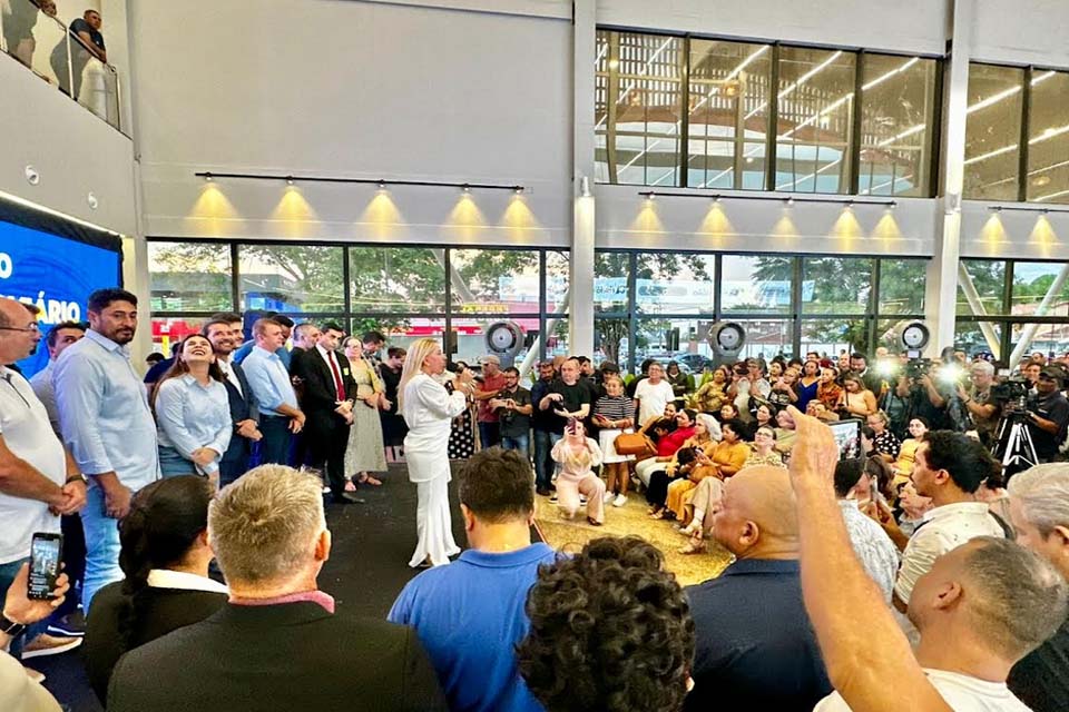 Ieda Chaves acompanha cerimônia de inauguração do novo Terminal Rodoviário de Porto Velho