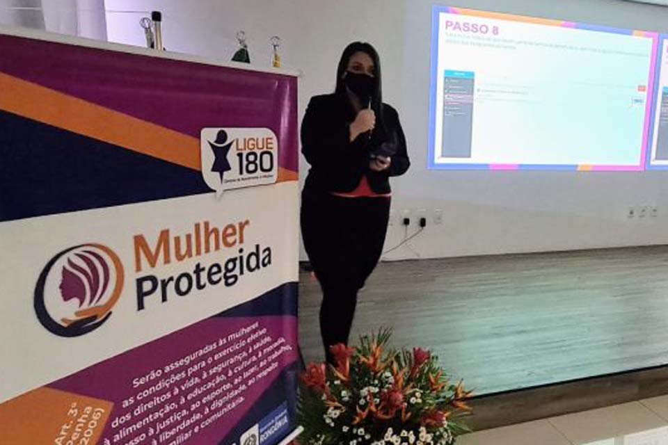 Sistema de cadastramento e gerenciamento fortalece programa “Mulher Protegida”; servidores são capacitados para a utilização da ferramenta