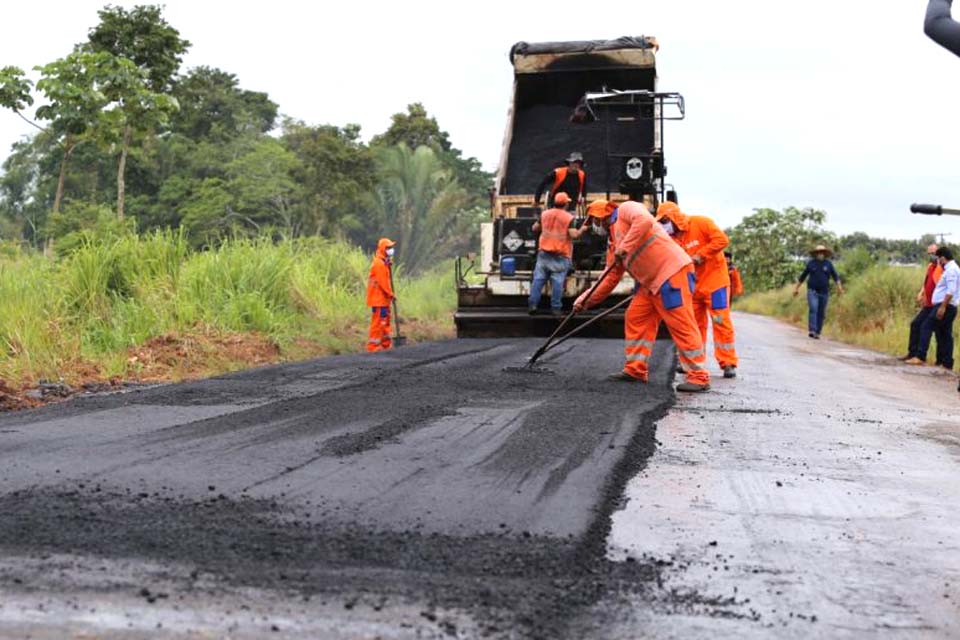 DER recupera trecho de 38 quilômetros da Rodivia 463 que liga o município à BR-364