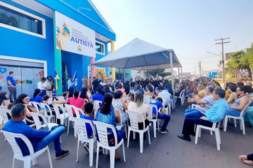 Inaugurado na Estância Turística de Ouro Preto do Oeste o Centro Municipal de Atendimento ao Autista