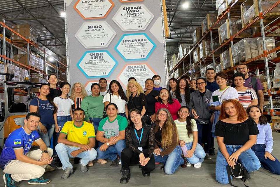 Alunos do curso FIC de assistente em logística realizam visita técnica na Energisa de Ji-Paraná