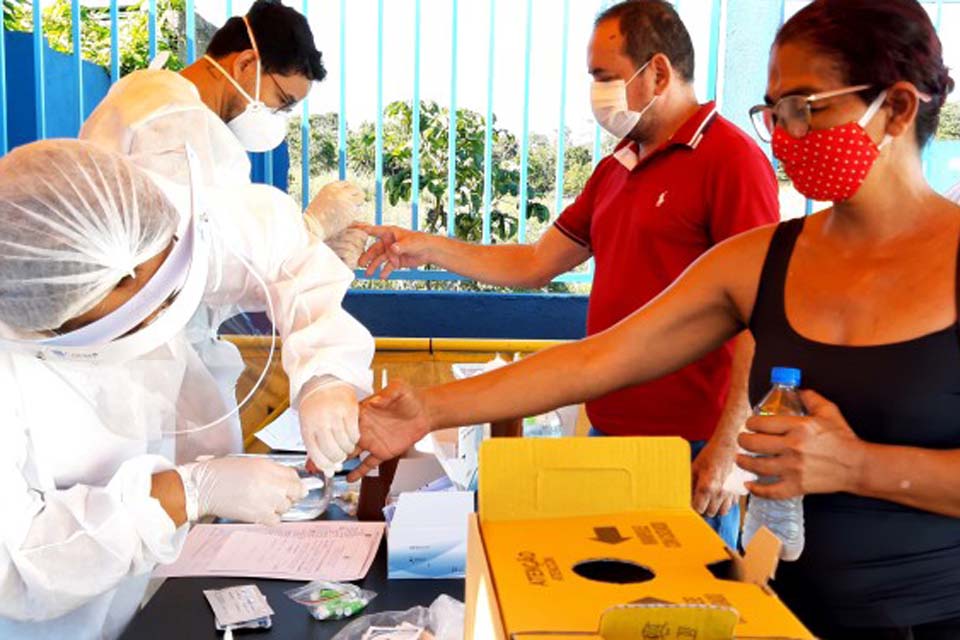 Porto Velho concluiu segunda etapa de testes rápidos