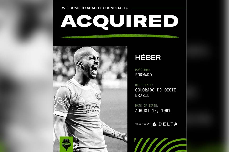 Rumo ao Mundial de Clubes, Rondoniense Héber Araújo é contratado pelo Seattle Sounders