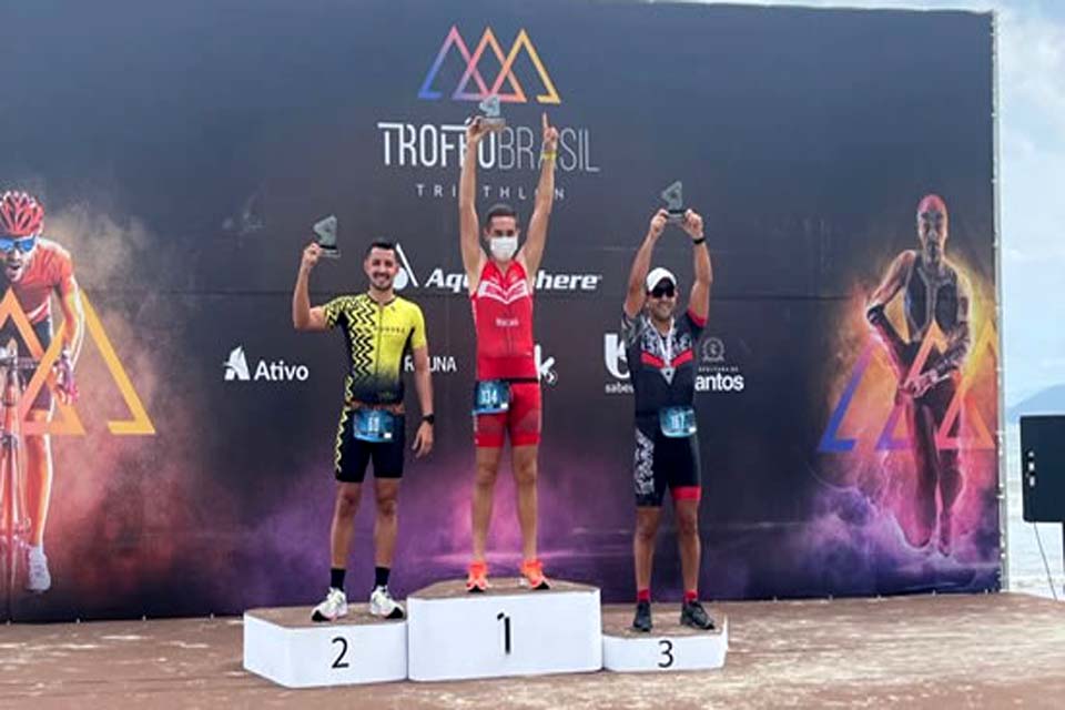 Policial Militar de Rondônia é vice-campeão em torneio nacional de Triathlon