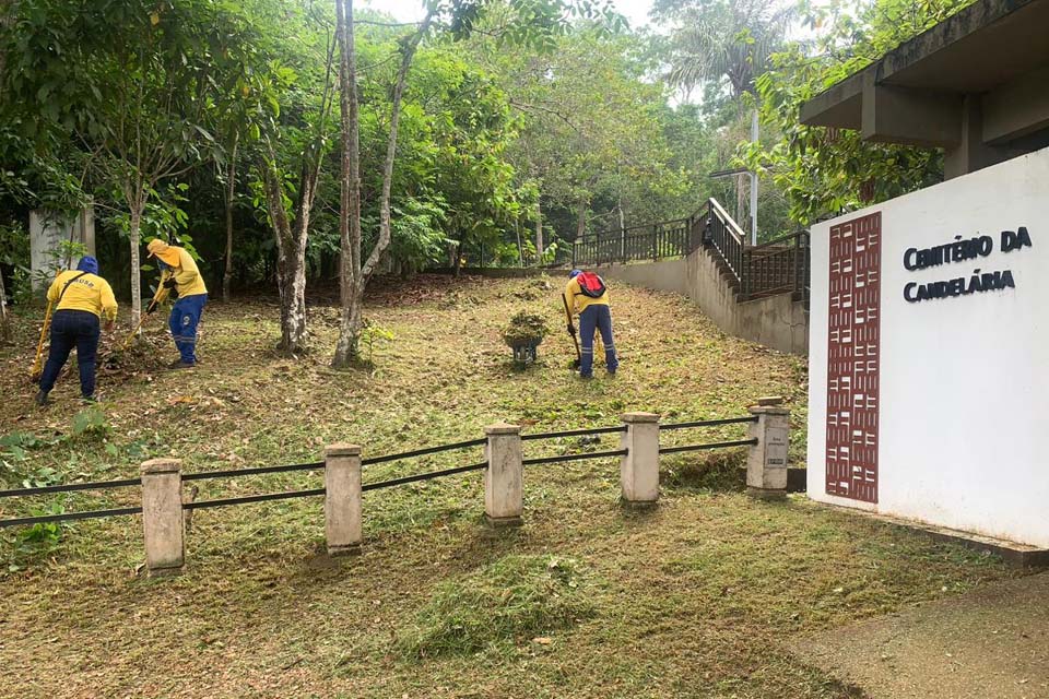 Cemitérios em Porto Velho terão acessos limpos e abertos para os visitantes