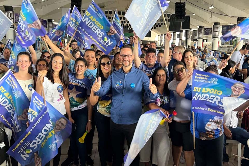 Anderson Pereira é oficializado como candidato a deputado federal durante convenção do Partido Republicanos