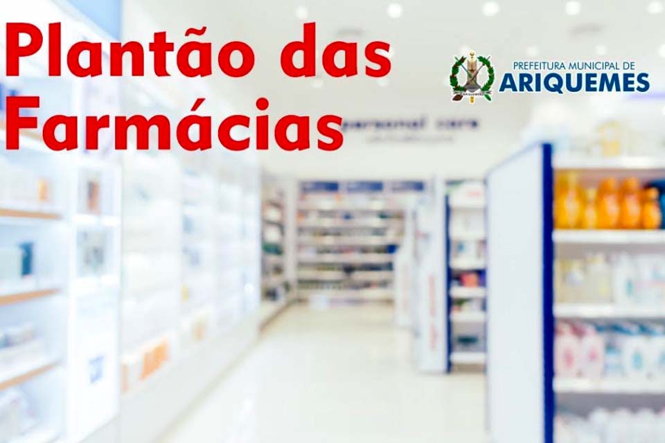 Semsau divulga plantão das farmácias e drogarias no mês de setembro de 2020