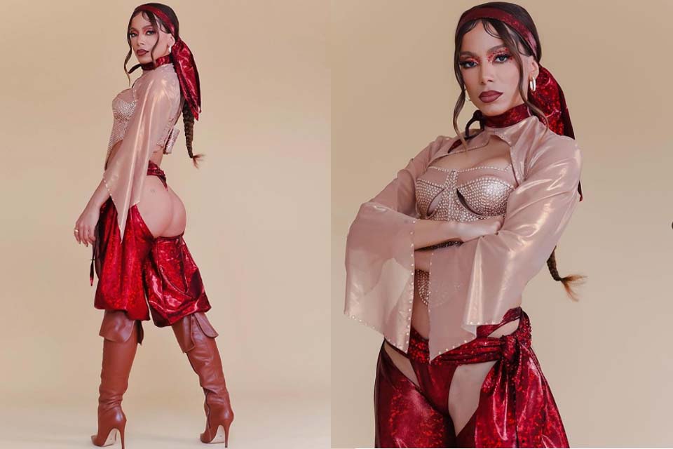 Anitta se inspira em revolucionária brasileira para montar look em show