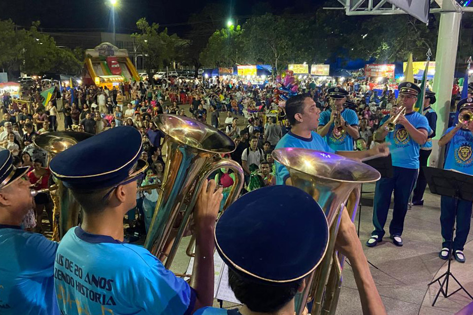 Praça Aluízio Ferreira recebe apresentação do grupo “Fanfarras de Porto Velho”