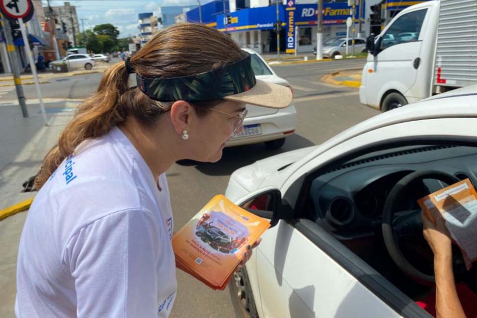 Semfaz realiza pit stop para sorteio de carro 0 km do programa Minha Nota tem Valor para Vilhena