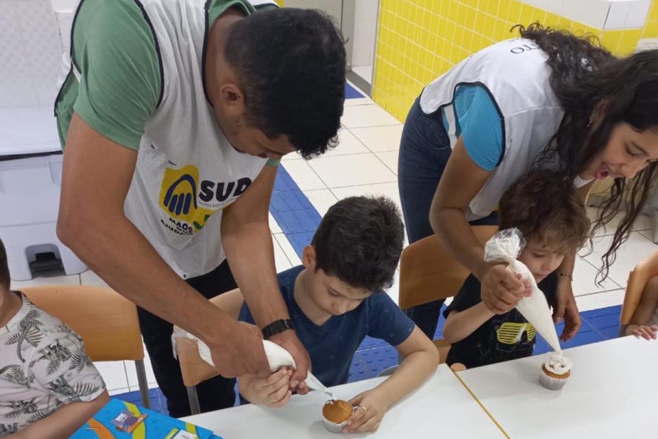 Escola em Jaru recebe ação do programa “Mãos que Ajudam”; atividade é destinada a autistas, pais e responsáveis  