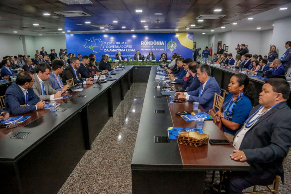 Começa a 28ª edição do Fórum de Governadores da Amazônia Legal, em Rondônia