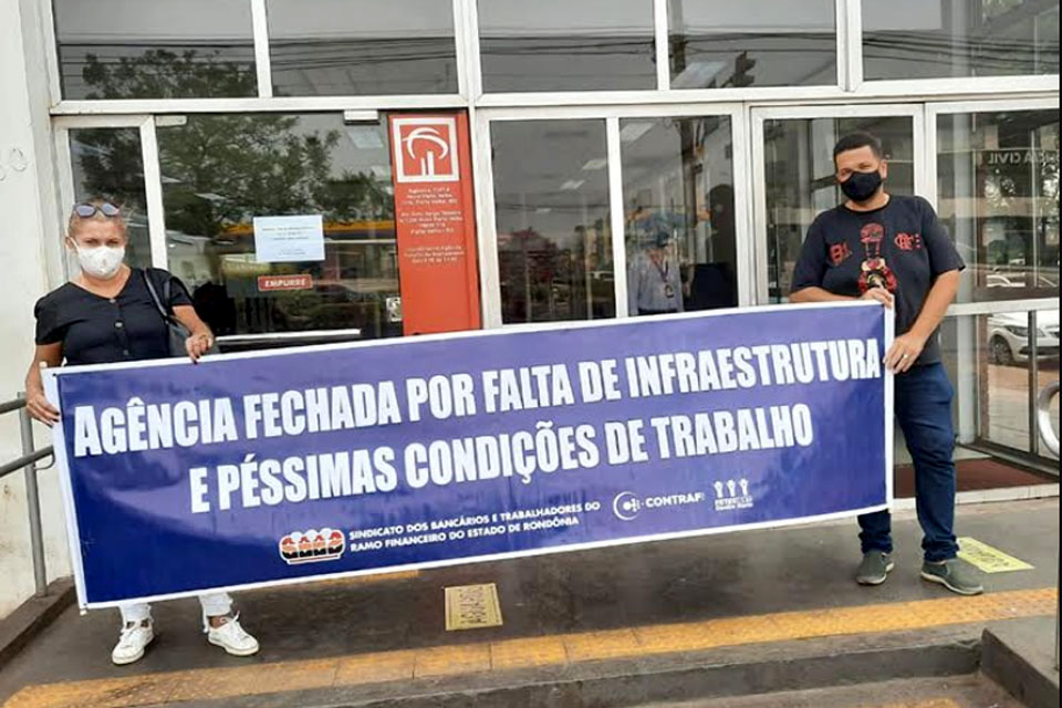 Agência do Bradesco é fechada em Porto Velho por falta de ar condicionado