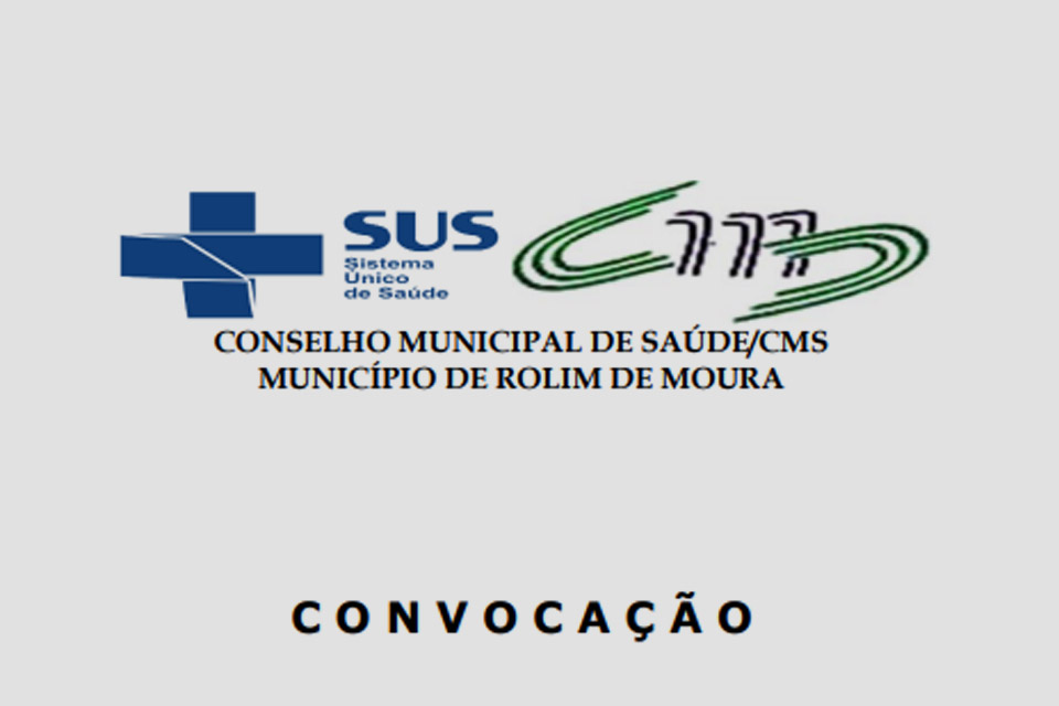 O Conselho Municipal de Saúde convoca a população para participar da I Conferencia Regional de Saúde Mental