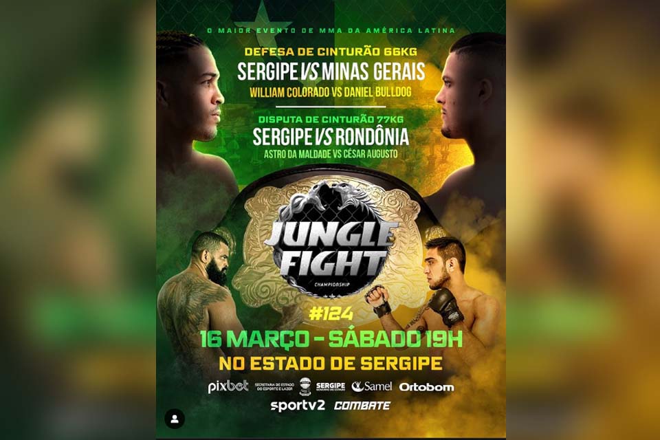 Lutador rondoniense César Augusto disputará cinturão de MMA no Jungle Fight
