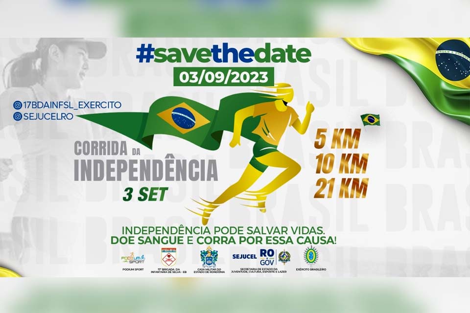 Mais de 500 inscritos para a Corrida da Independência, em Porto Velho