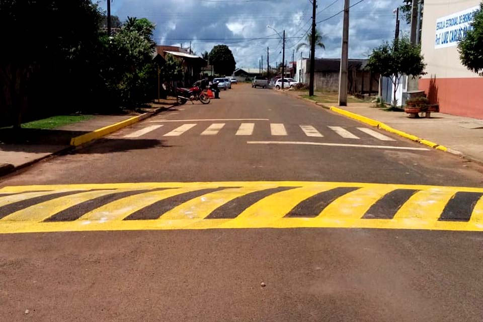 Mais quatro ruas ganharão redutores de velocidade nas próximas semanas