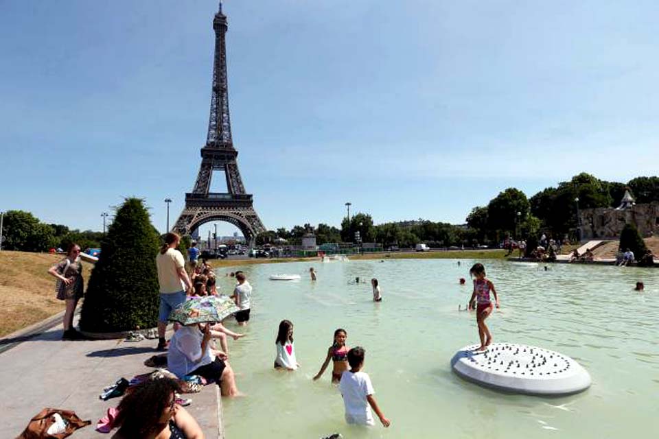 Onda de calor na França deve provocar temperaturas acima dos 40°C