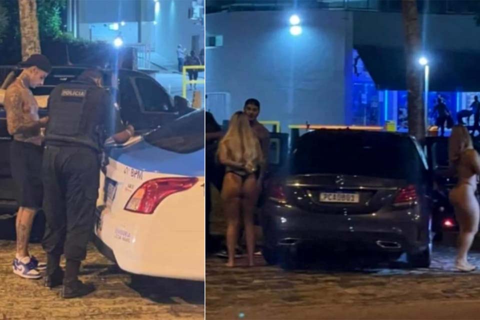 Funkeiro PK Delas é preso no Rio com duas mulheres nuas na praia