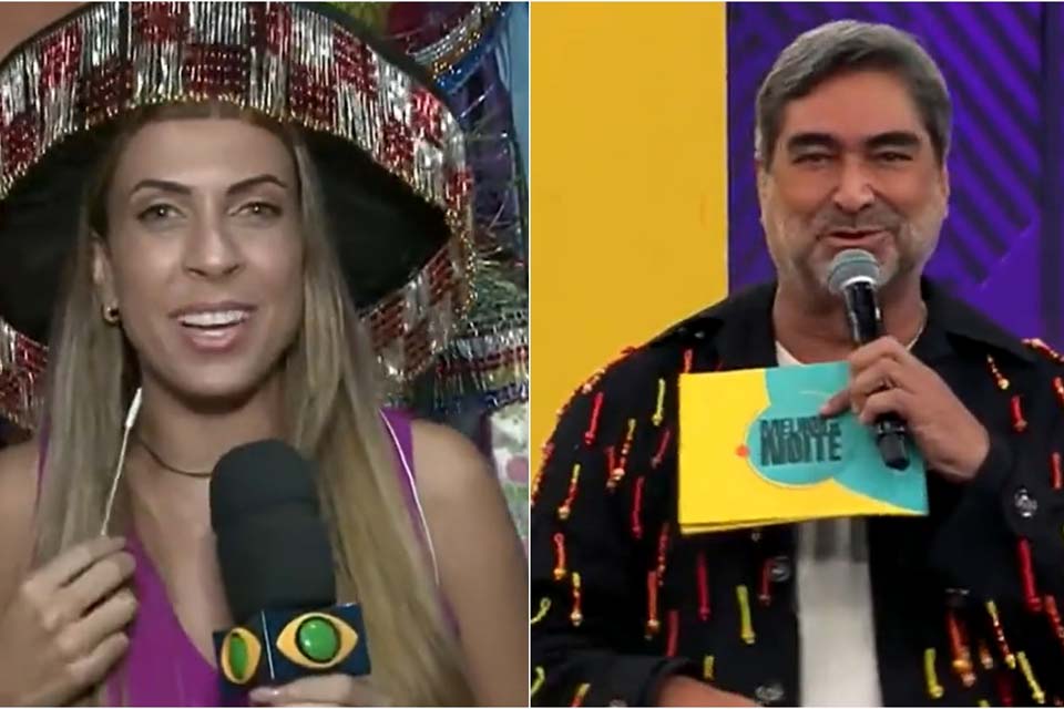 Zeca Camargo reage ao vivo após ser confundido com Tadeu Schmidt